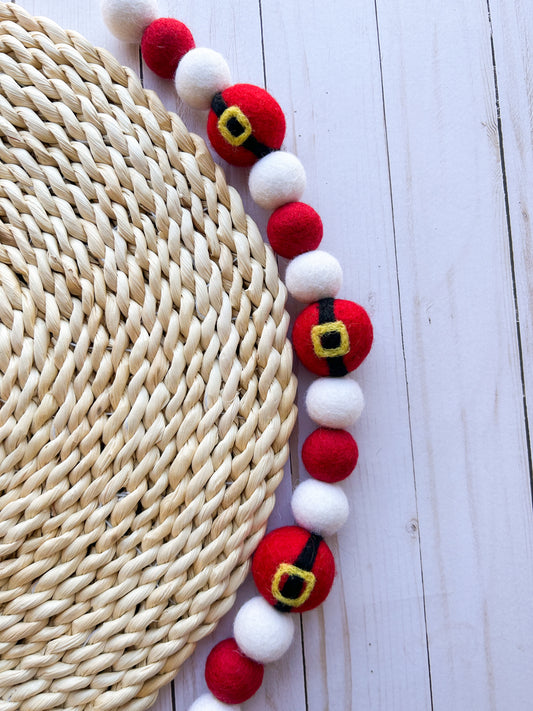 Christmas Felt Ball Garland