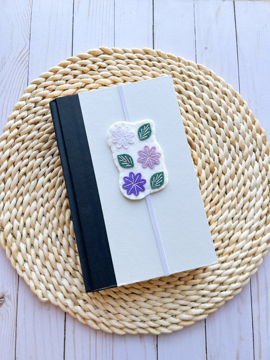 Purple Floral Bookmark
