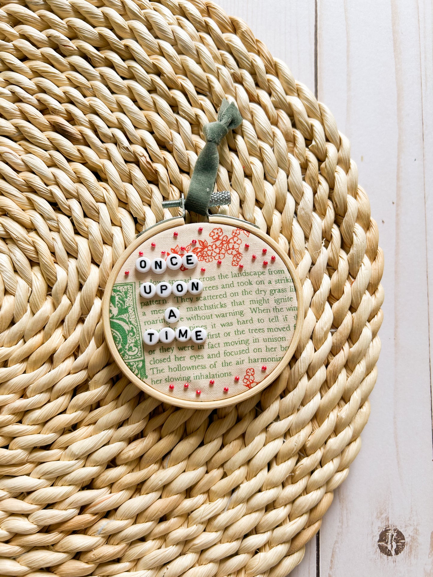 Once Upon a Time Hoop Ornament