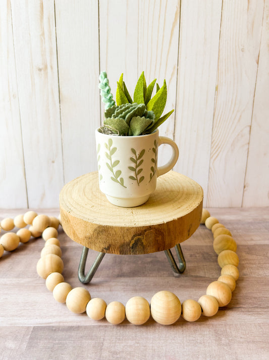 Mini Felt Succulent