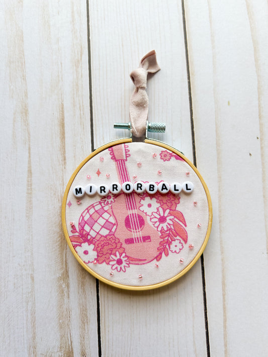 Mirrorball Hoop Ornament