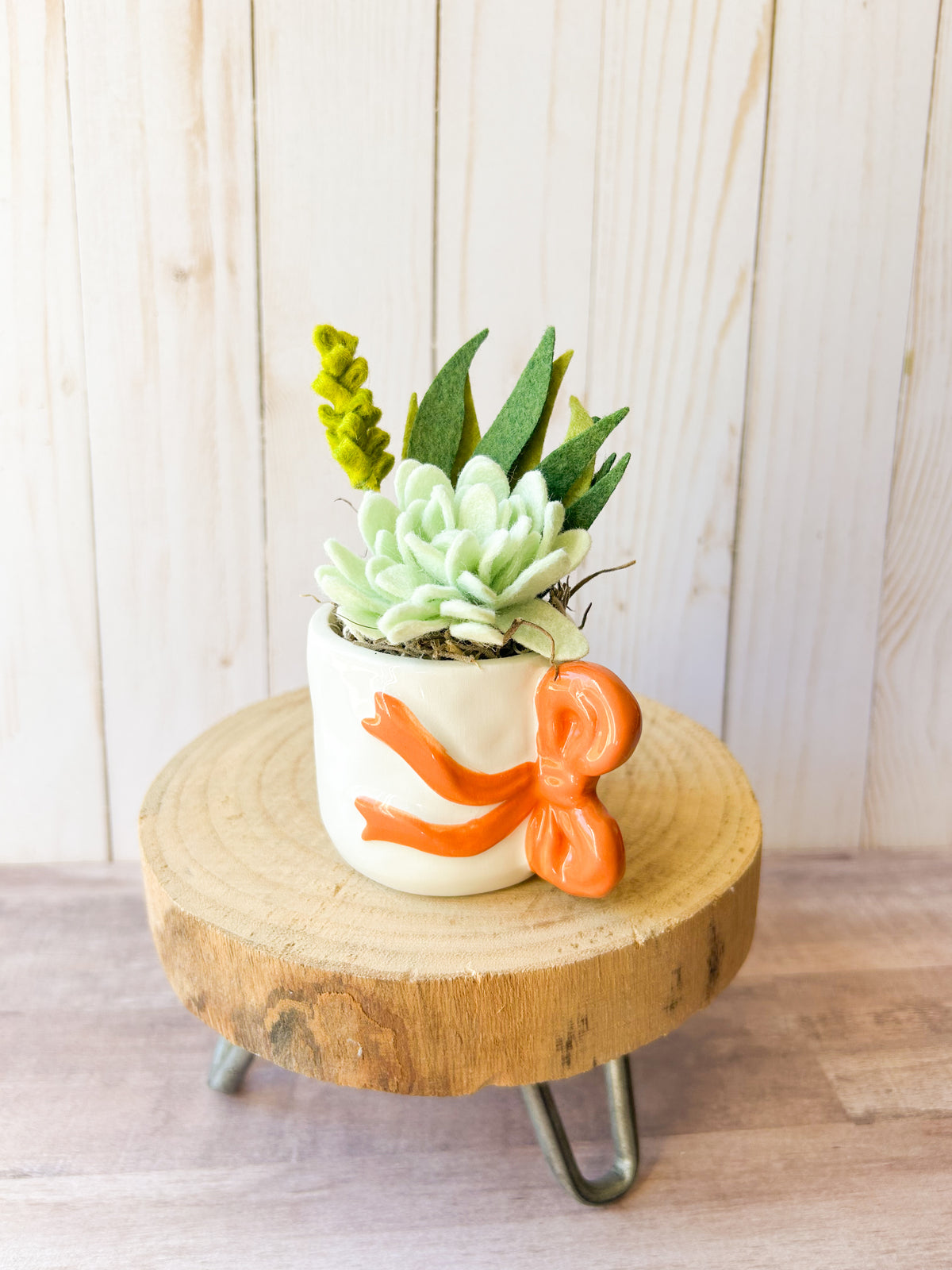 Mini Felt Succulent