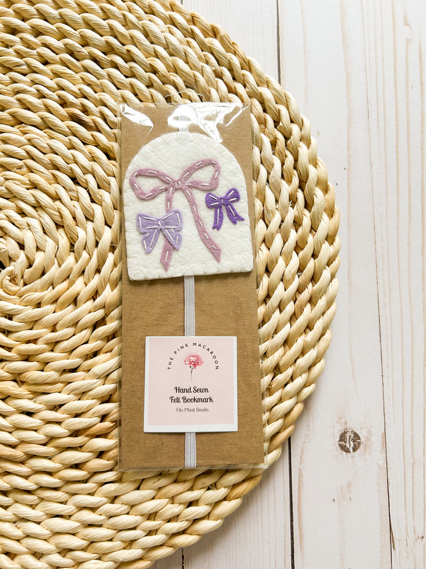 Purple Bow Bookmark