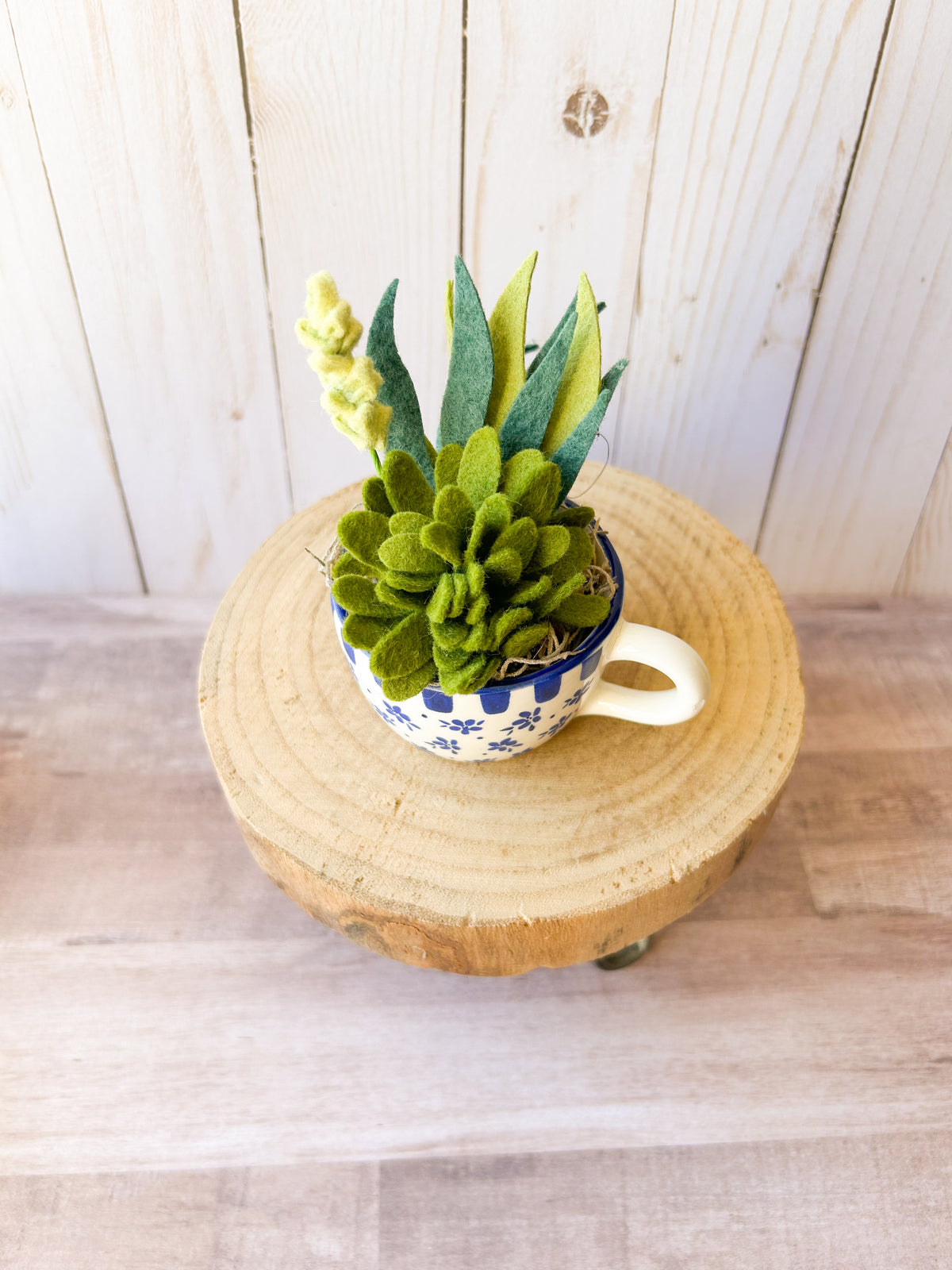 Mini Felt Succulent