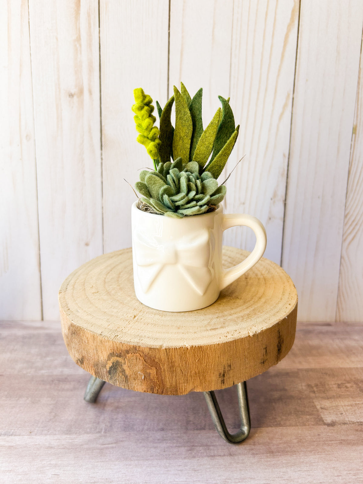 Mini Felt Succulent