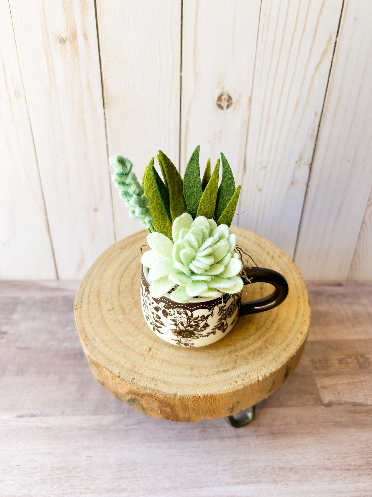Mini Felt Succulent
