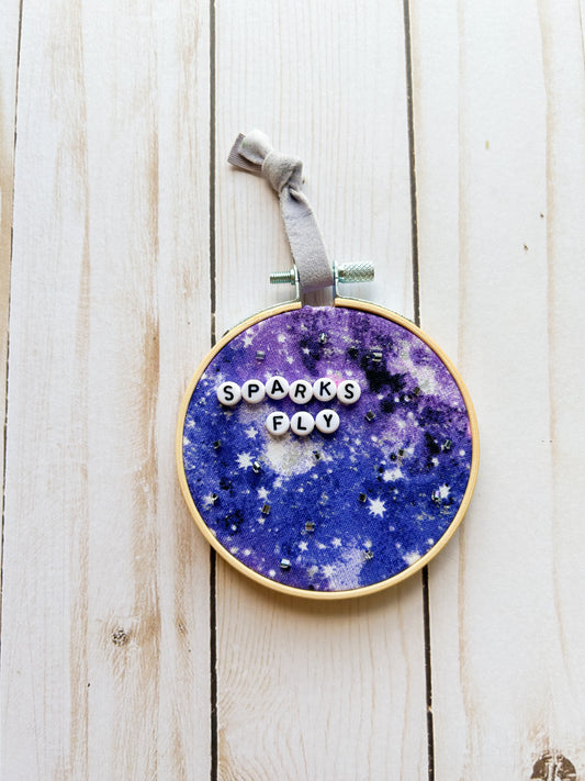 Sparks Fly Hoop Ornament