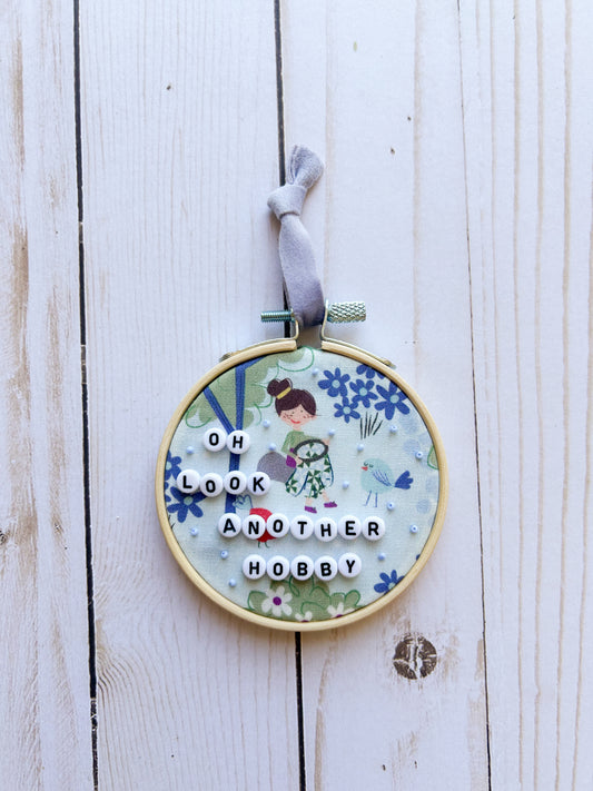 Another Hobby Hoop Ornament