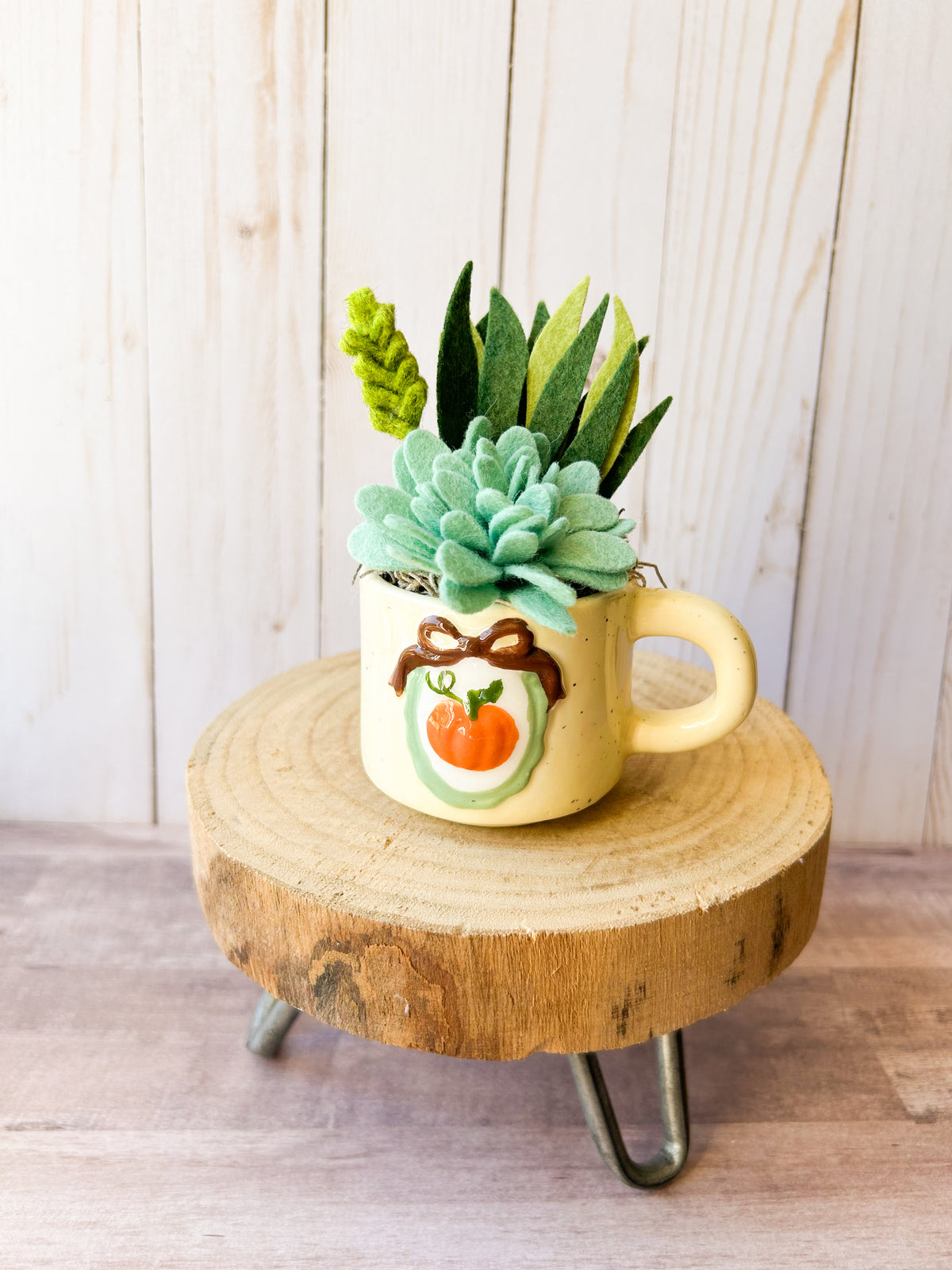 Mini Felt Succulent