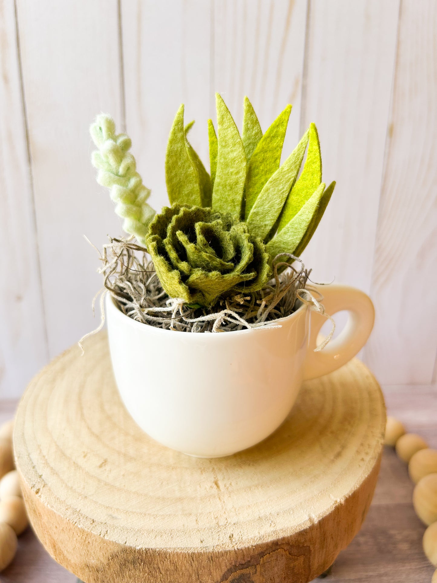 Mini Felt Succulent