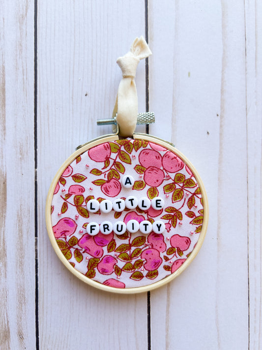 A Little Fruity Hoop Ornament