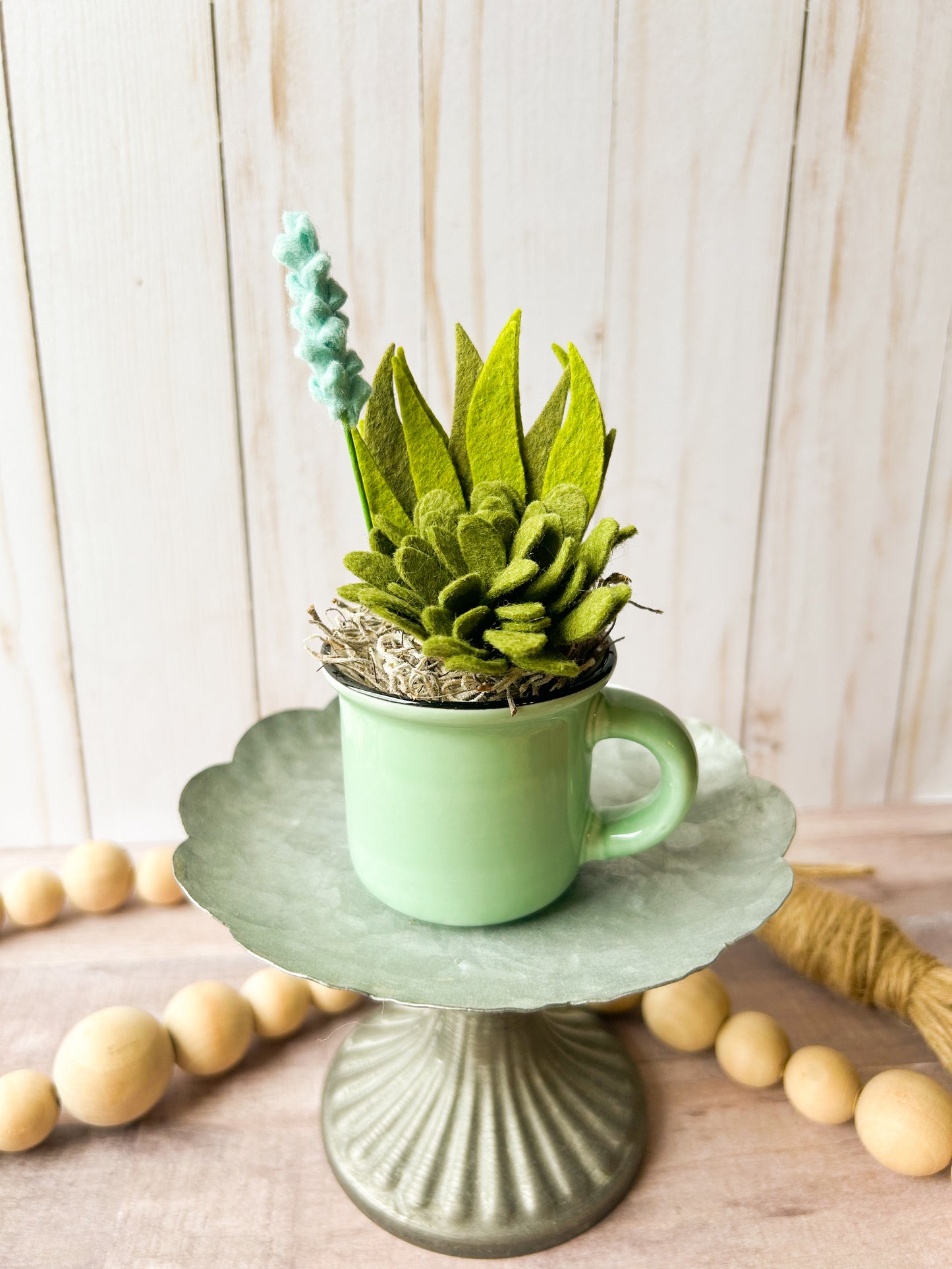 Mini Felt Succulent