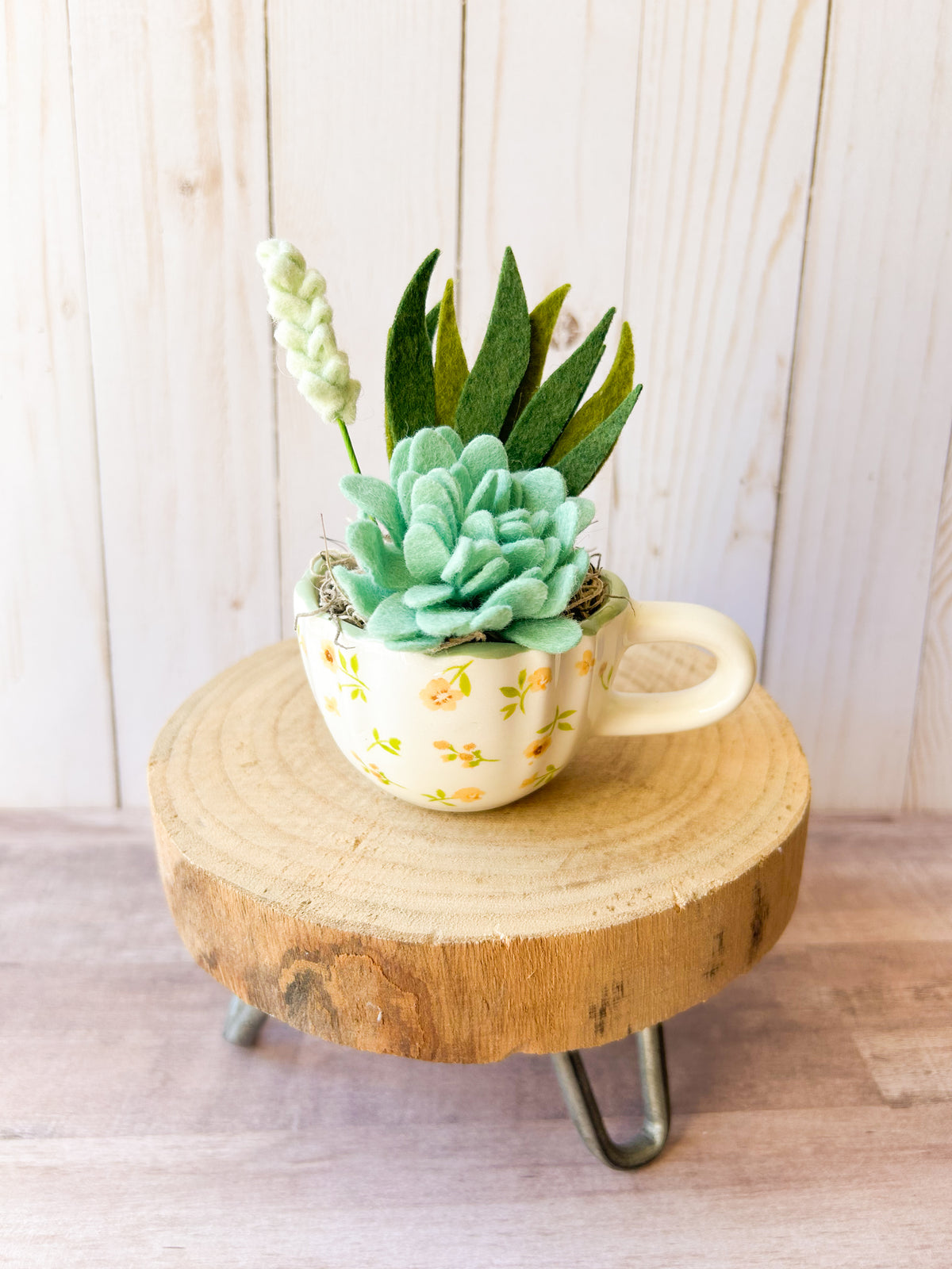 Mini Felt Succulent