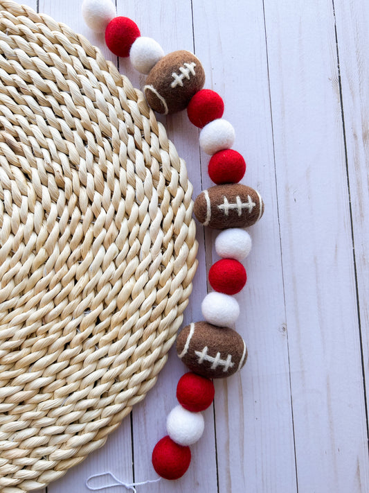 IU Football Felt Ball Garland