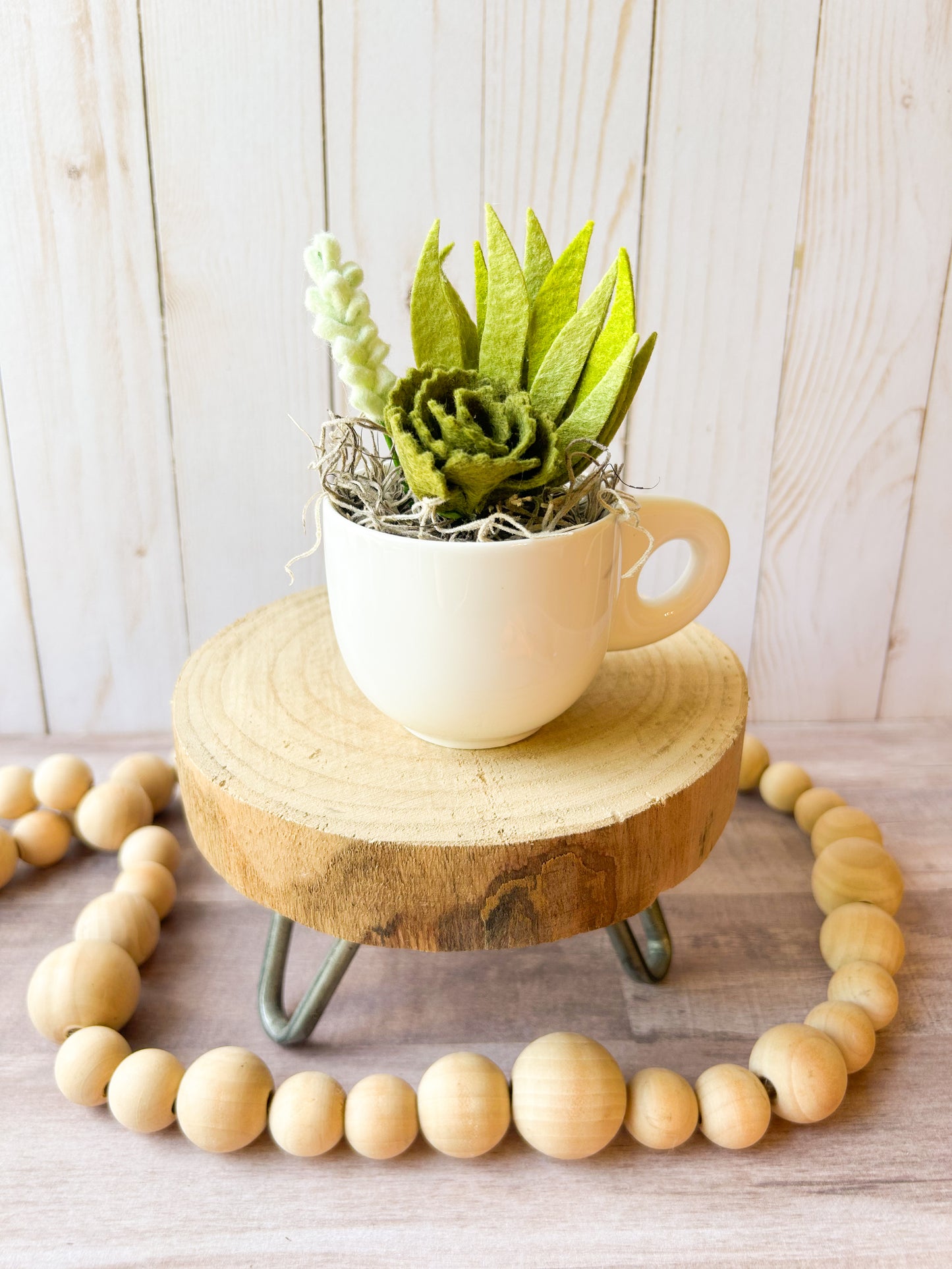 Mini Felt Succulent