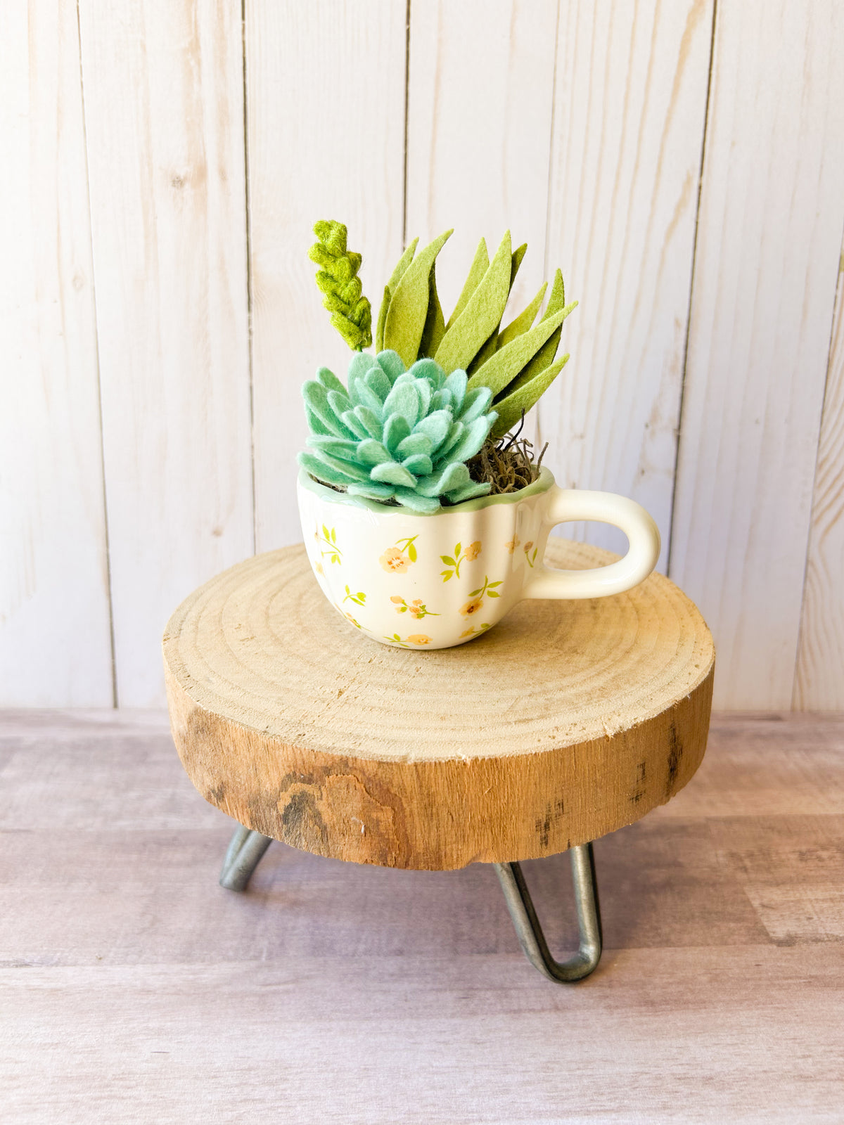 Mini Felt Succulent