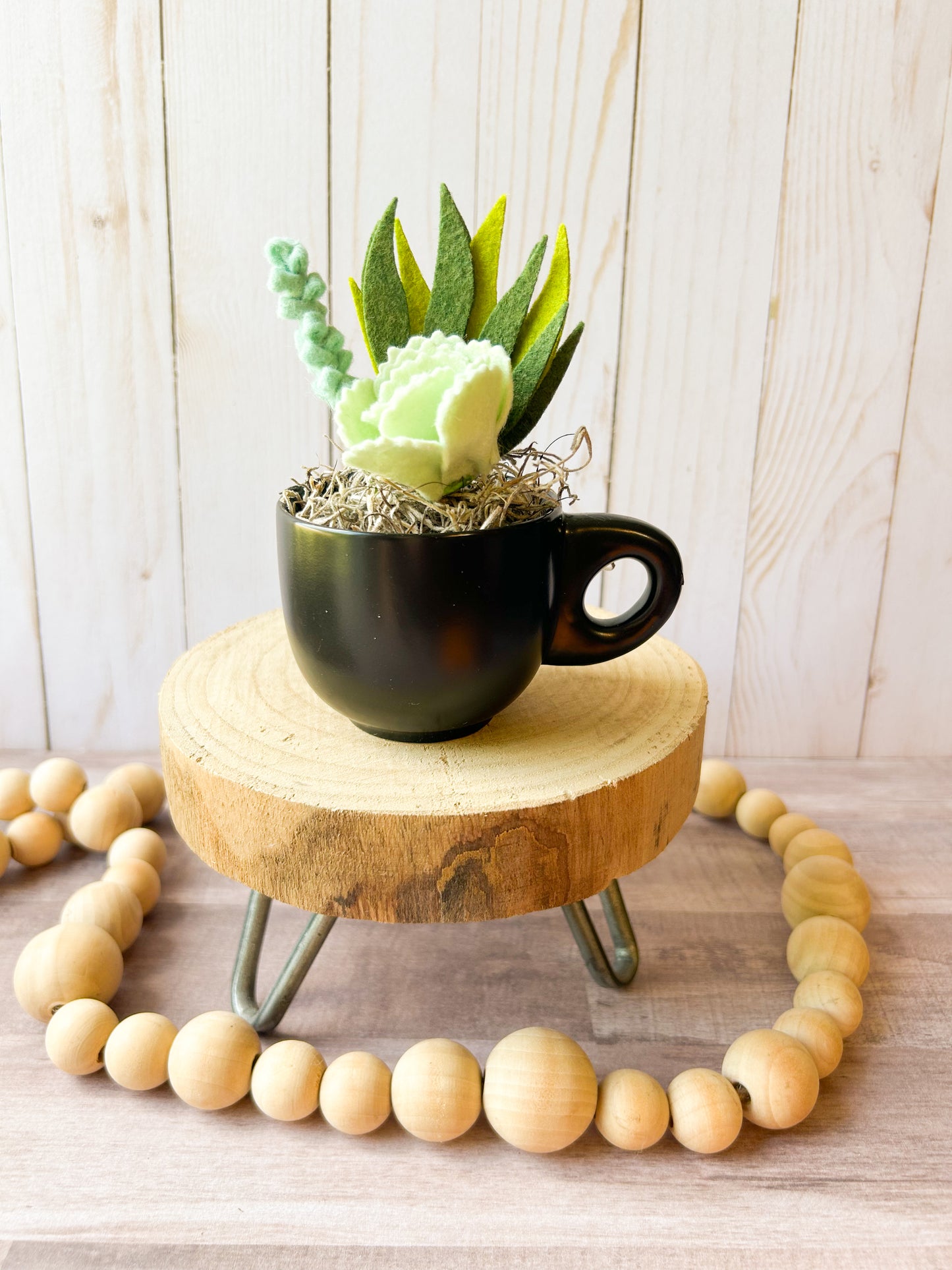 Mini Felt Succulent