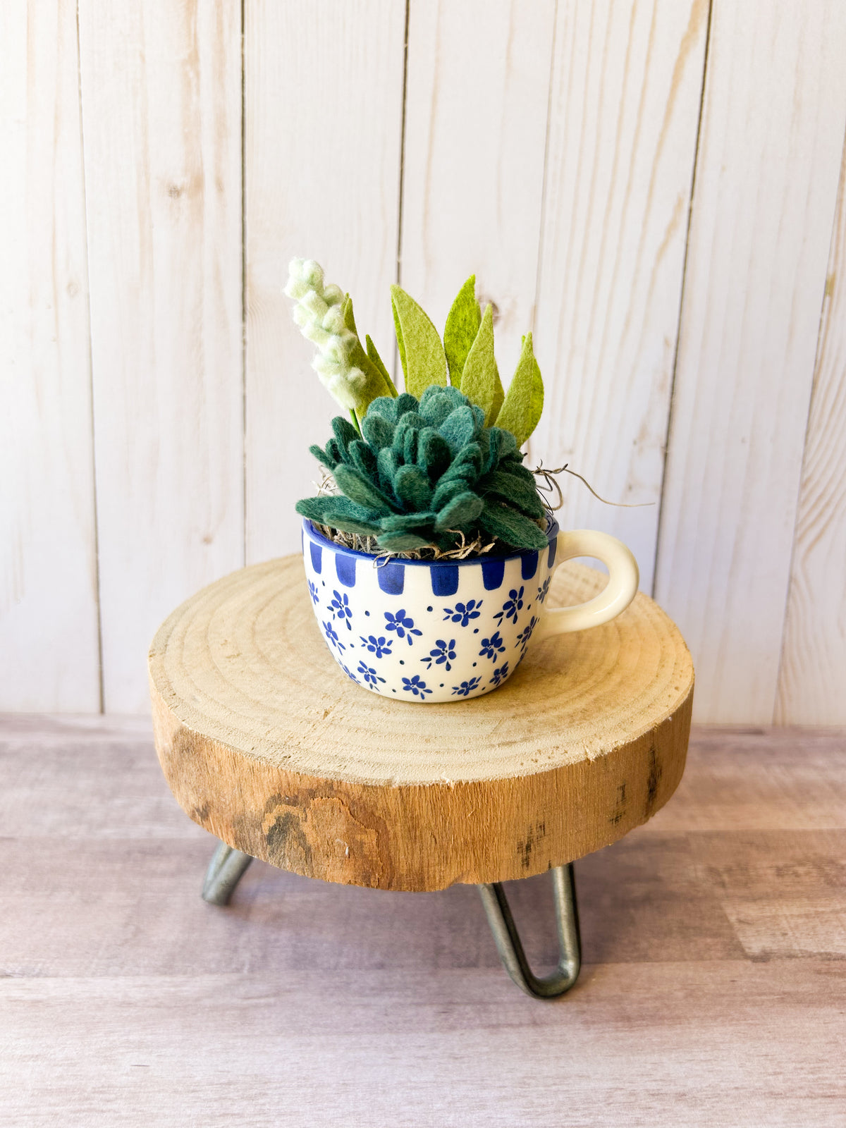 Mini Felt Succulent