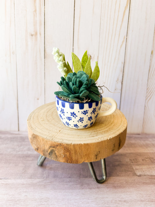 Mini Felt Succulent