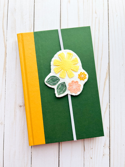 Yellow Floral Bookmark