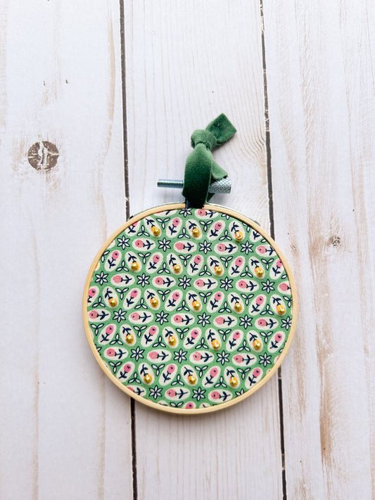 Beaded Hoop Ornament