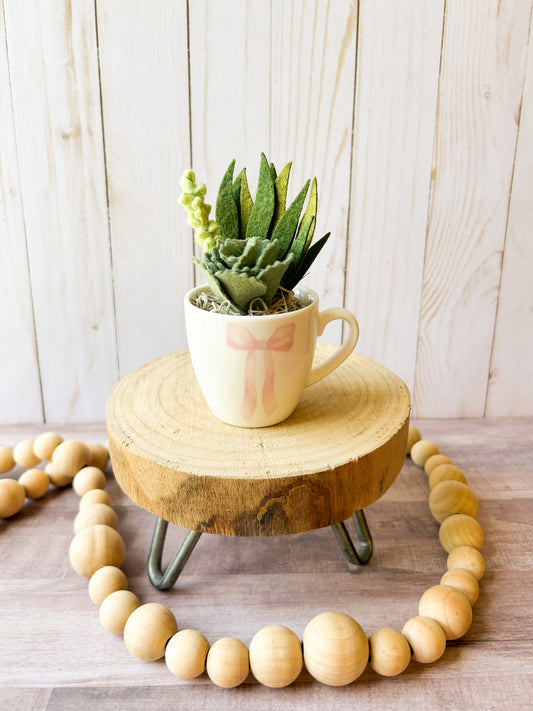 Mini Felt Succulent