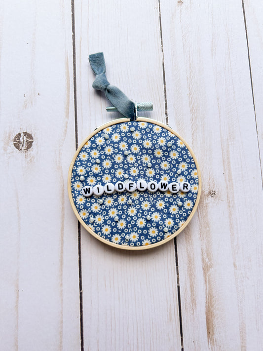 Wildflower Hoop Ornament