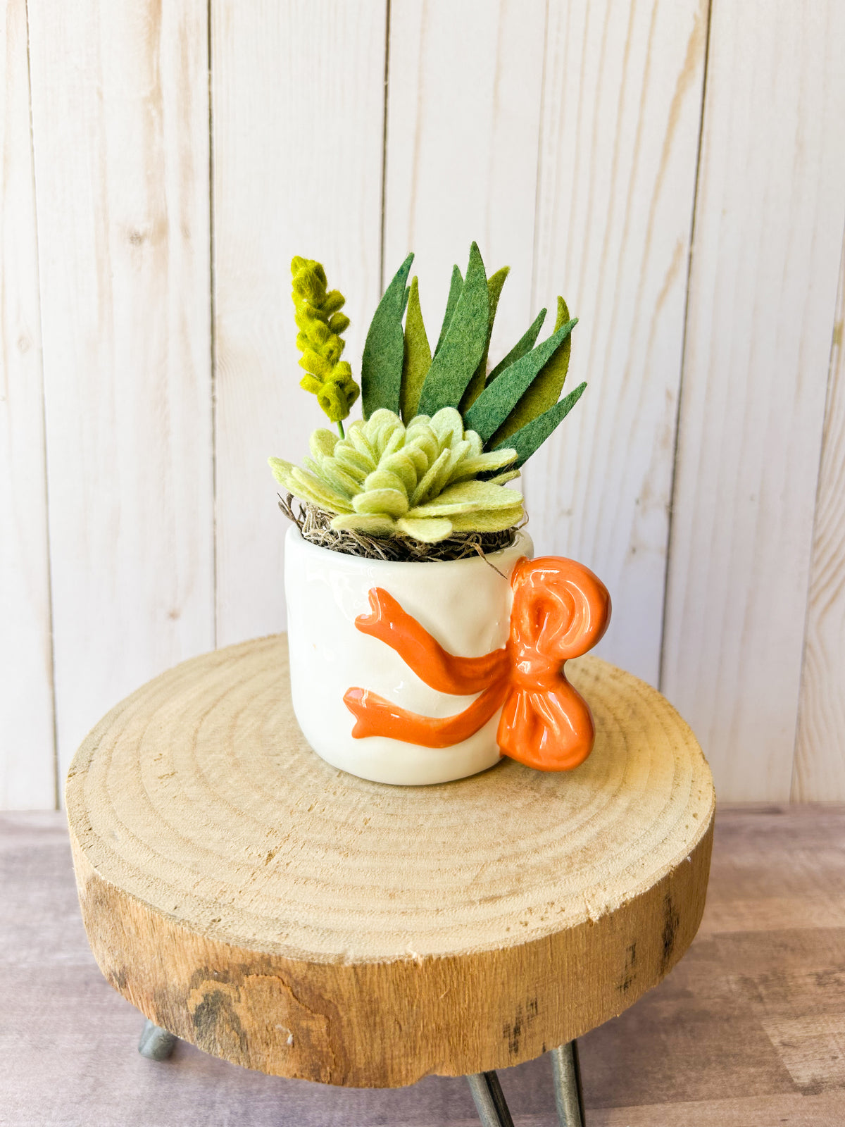 Mini Felt Succulent