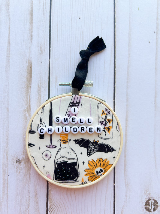 I Smell Children Hoop Ornament