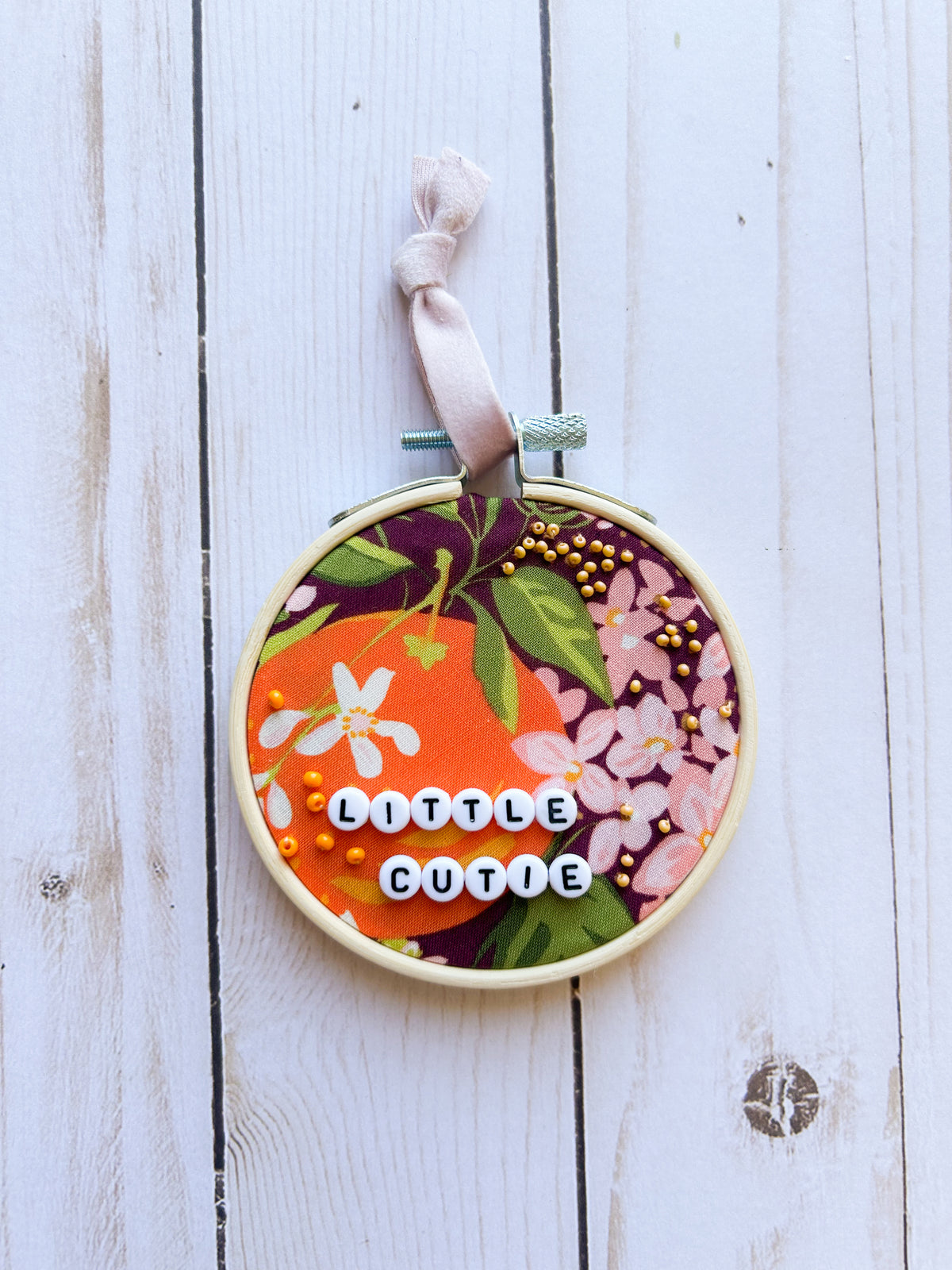 Little Cutie Hoop Ornament