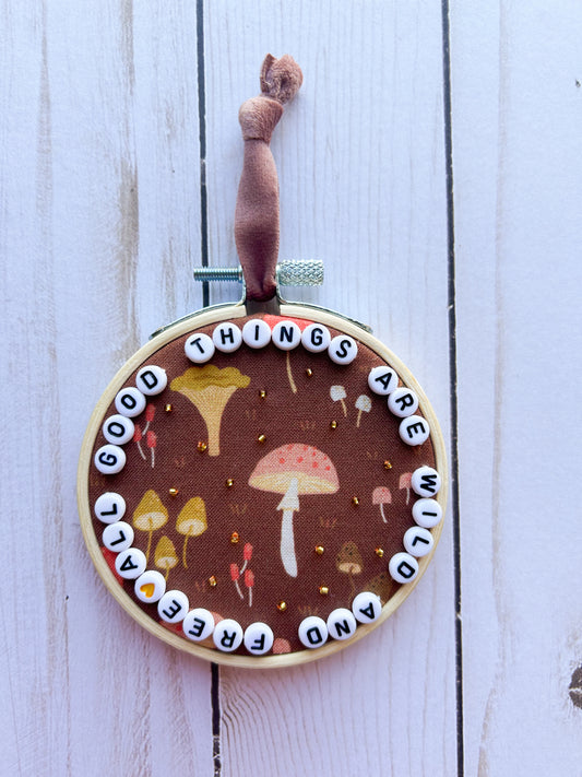 All Good Things Hoop Ornament