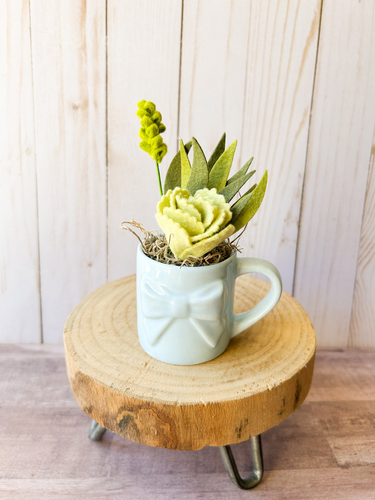 Mini Felt Succulent