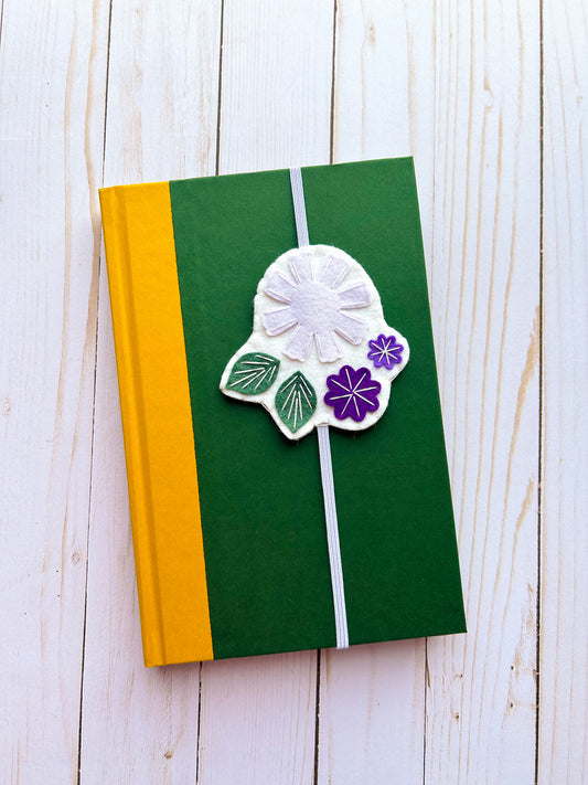 Purple Floral Bookmark