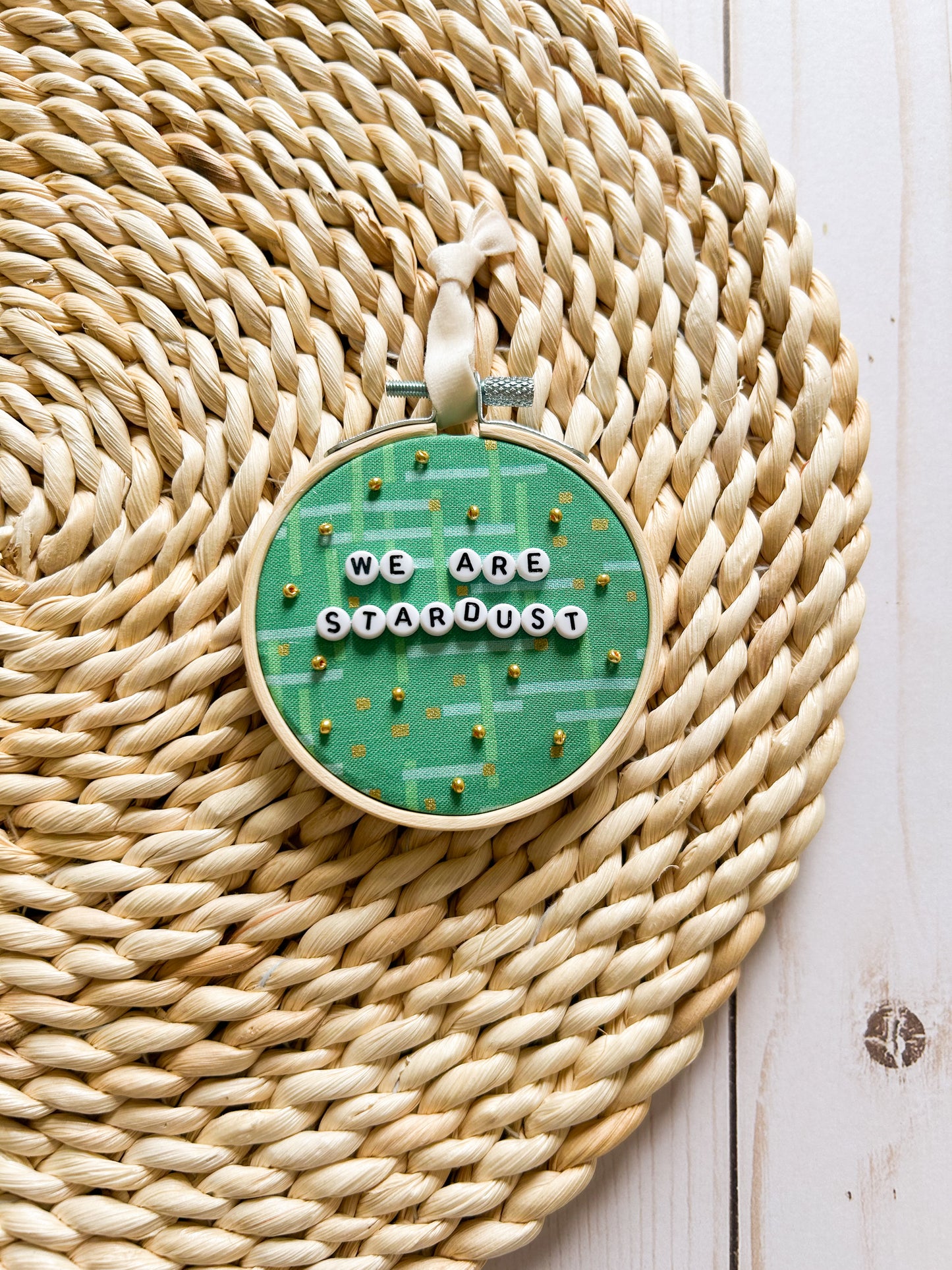 We Are Stardust Hoop Ornament