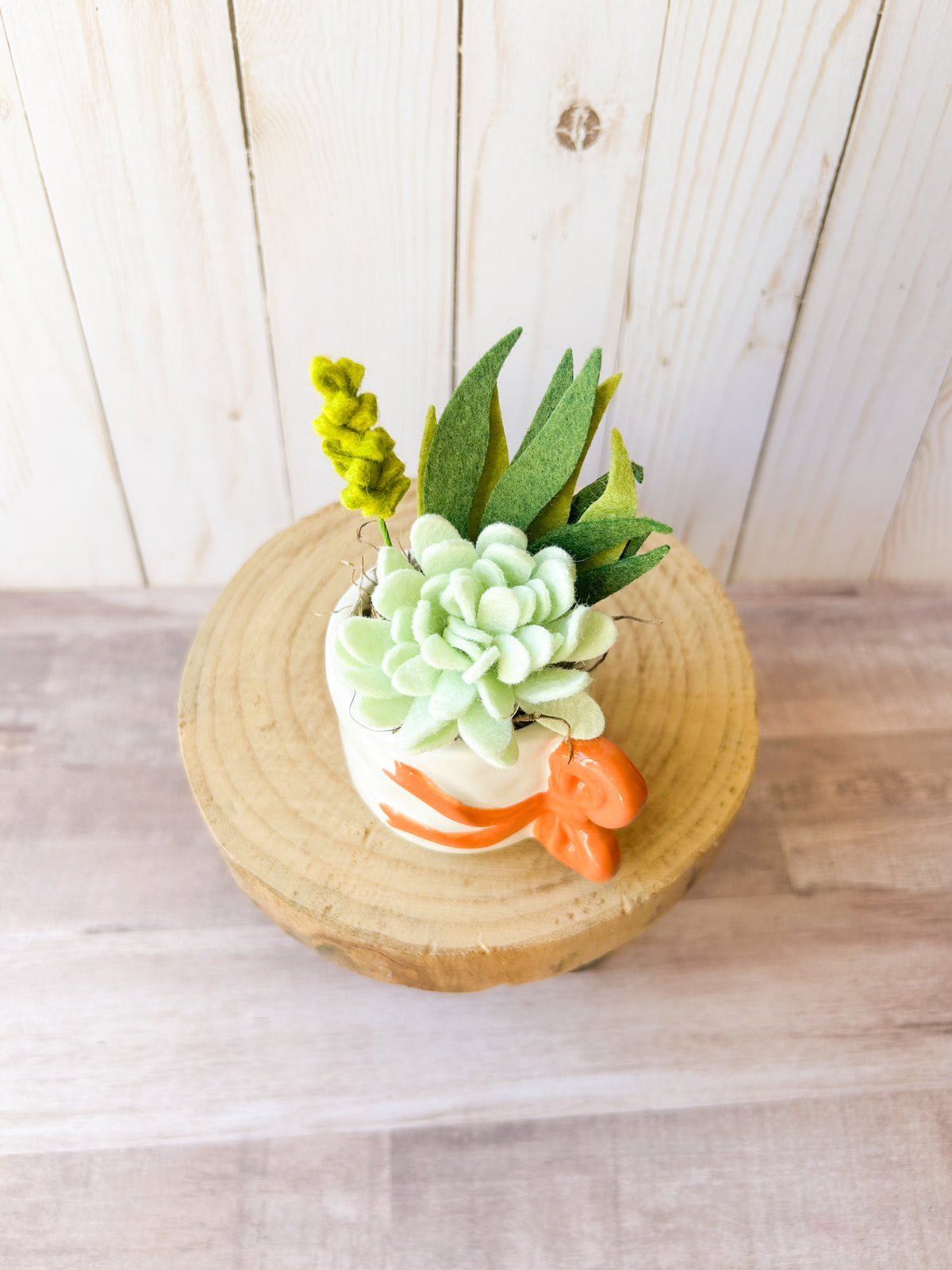 Mini Felt Succulent