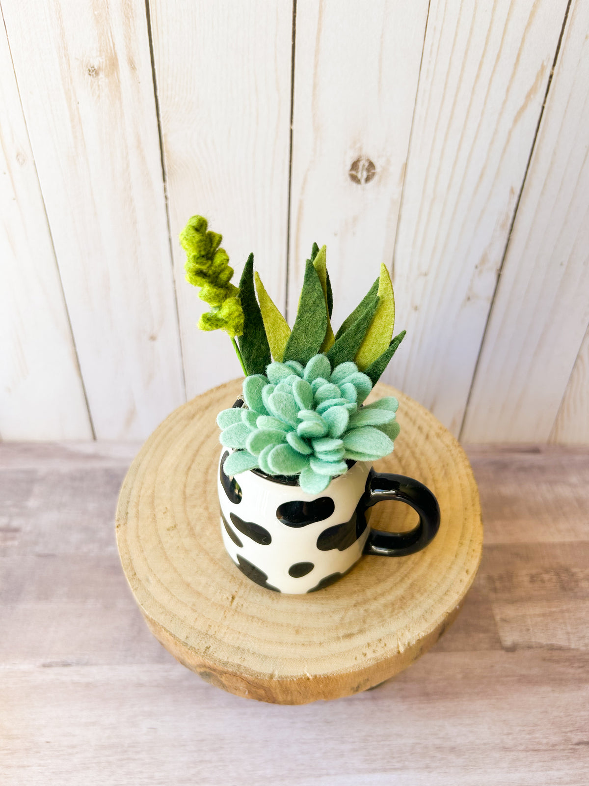Mini Felt Succulent