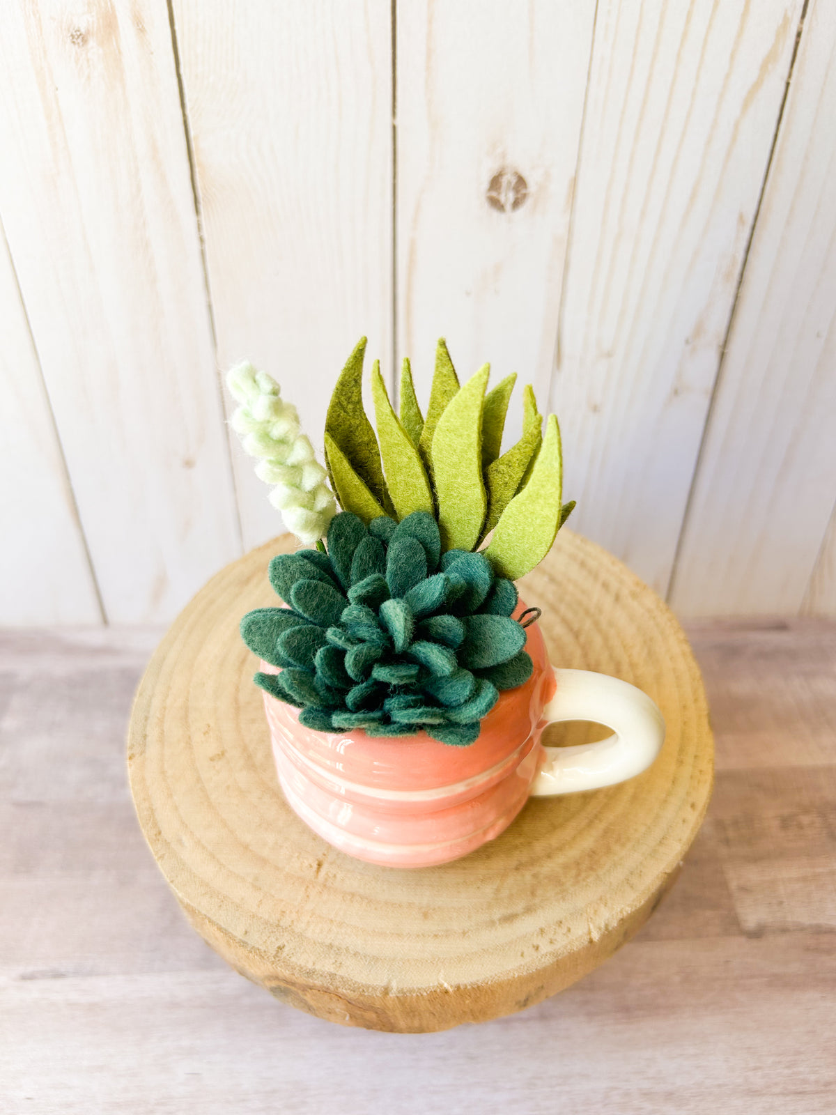 Mini Felt Succulent