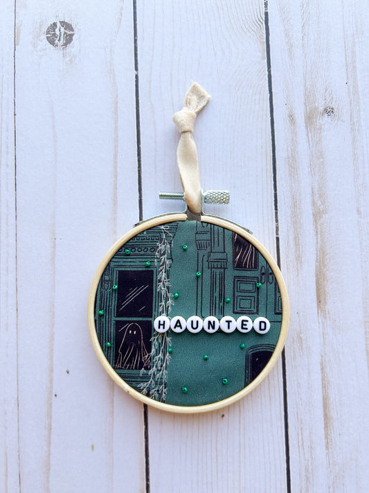 Haunted Hoop Ornament