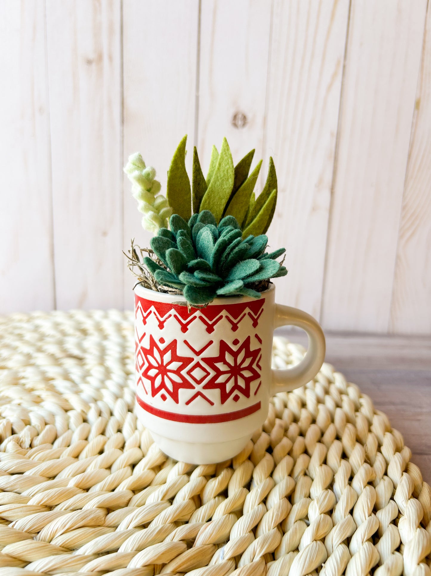 Mini Felt Succulent