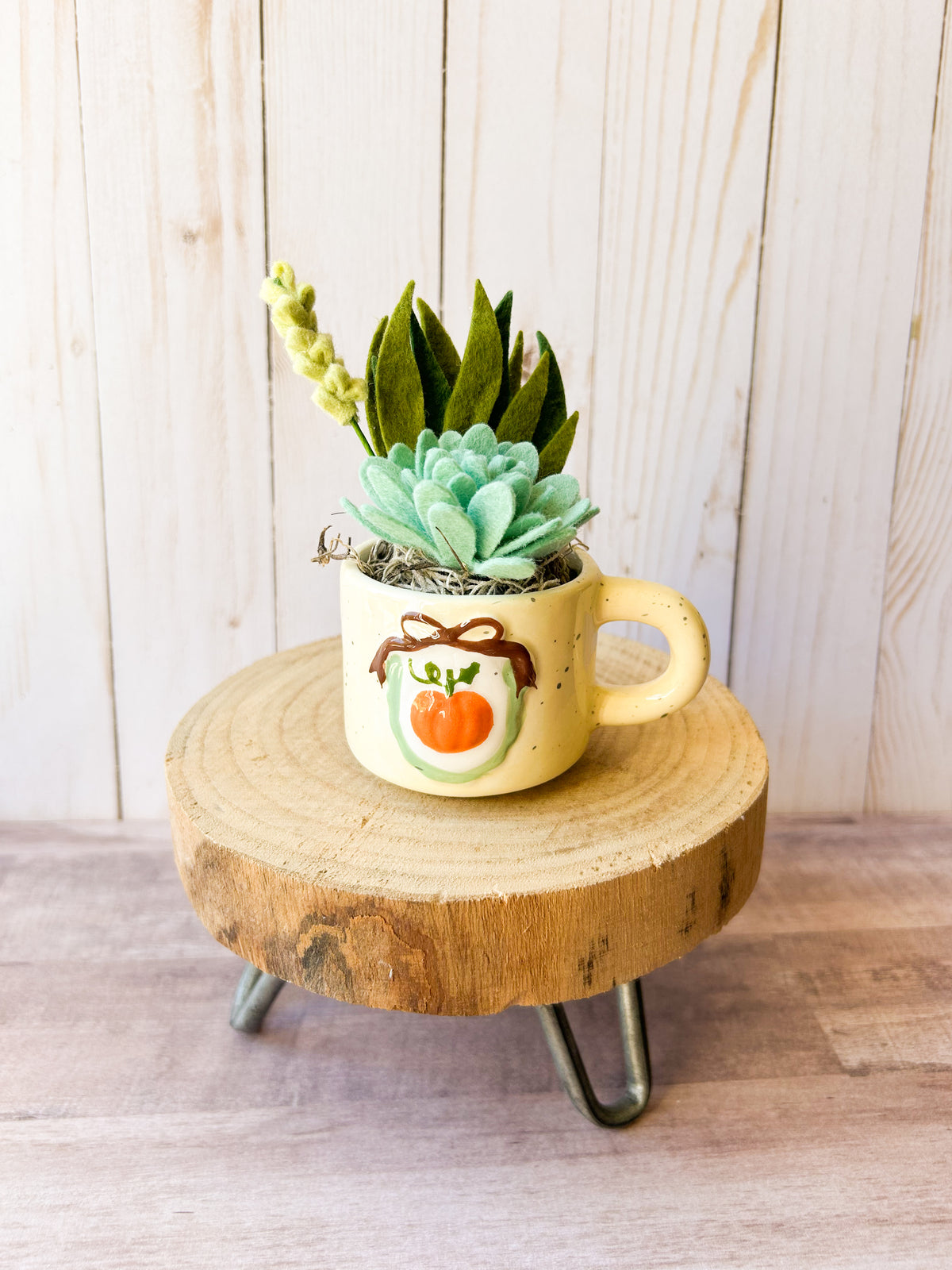 Mini Felt Succulent