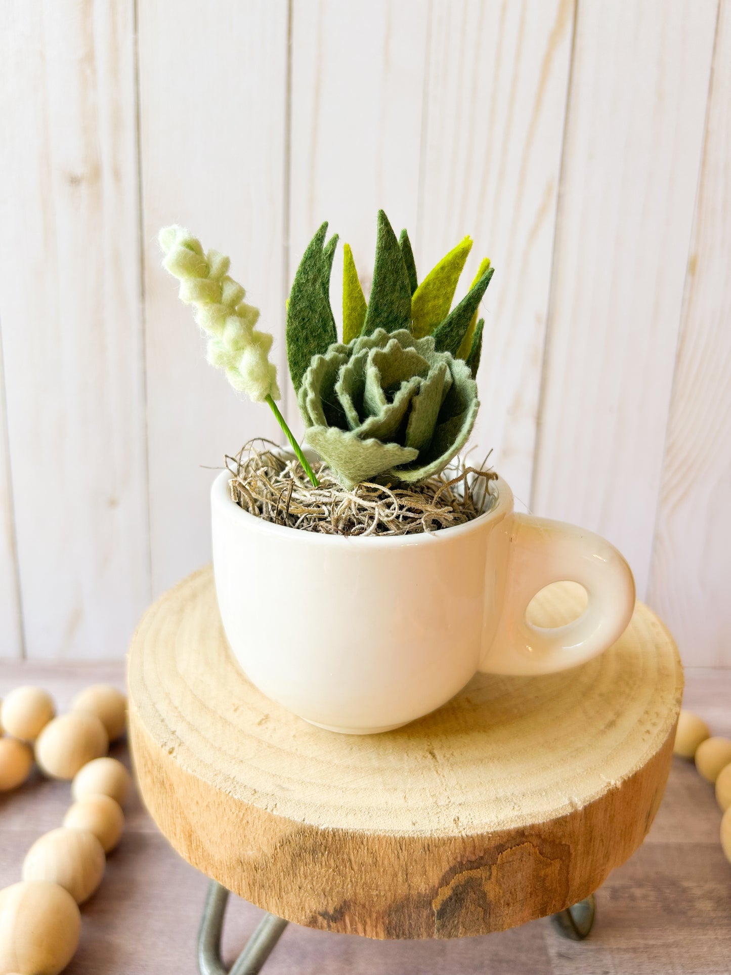 Mini Felt Succulent