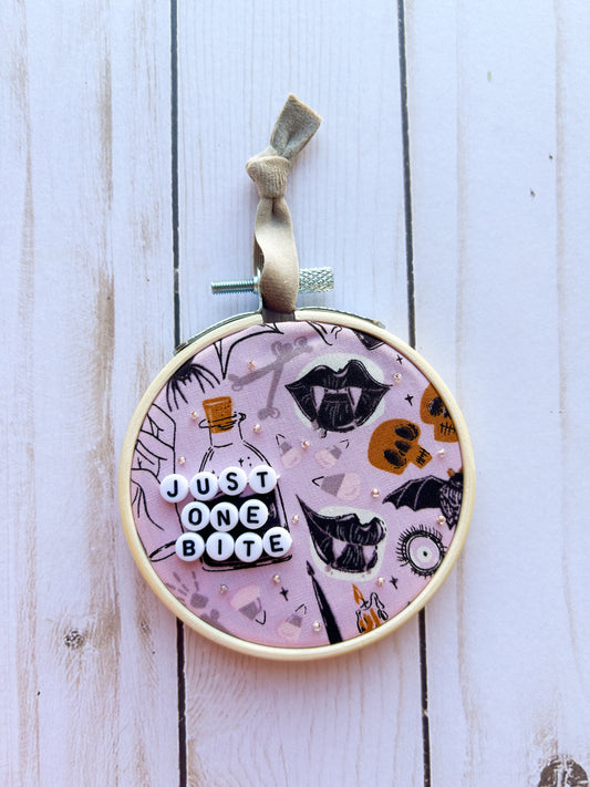 Just One Bite Hoop Ornament