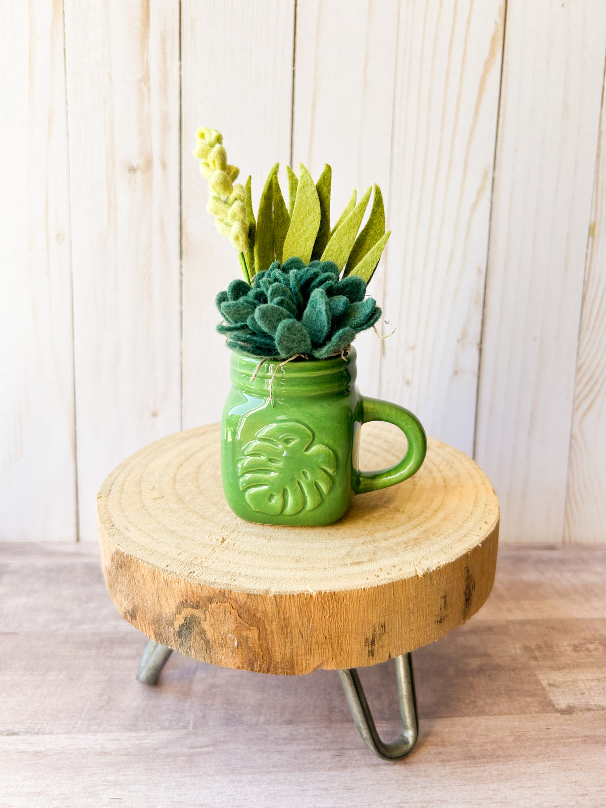 Mini Felt Succulent