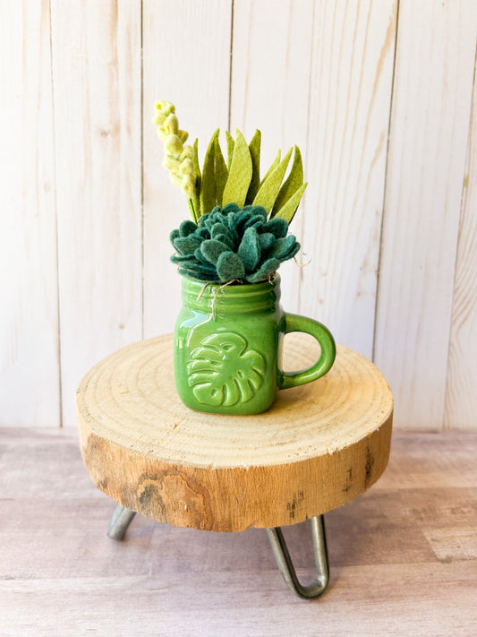 Mini Felt Succulent