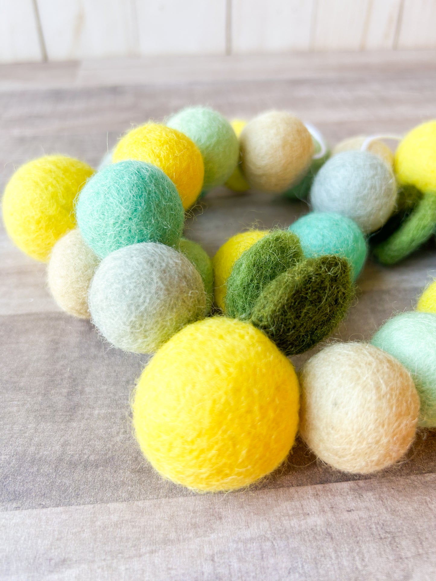 Lemonade Felt Ball Garland