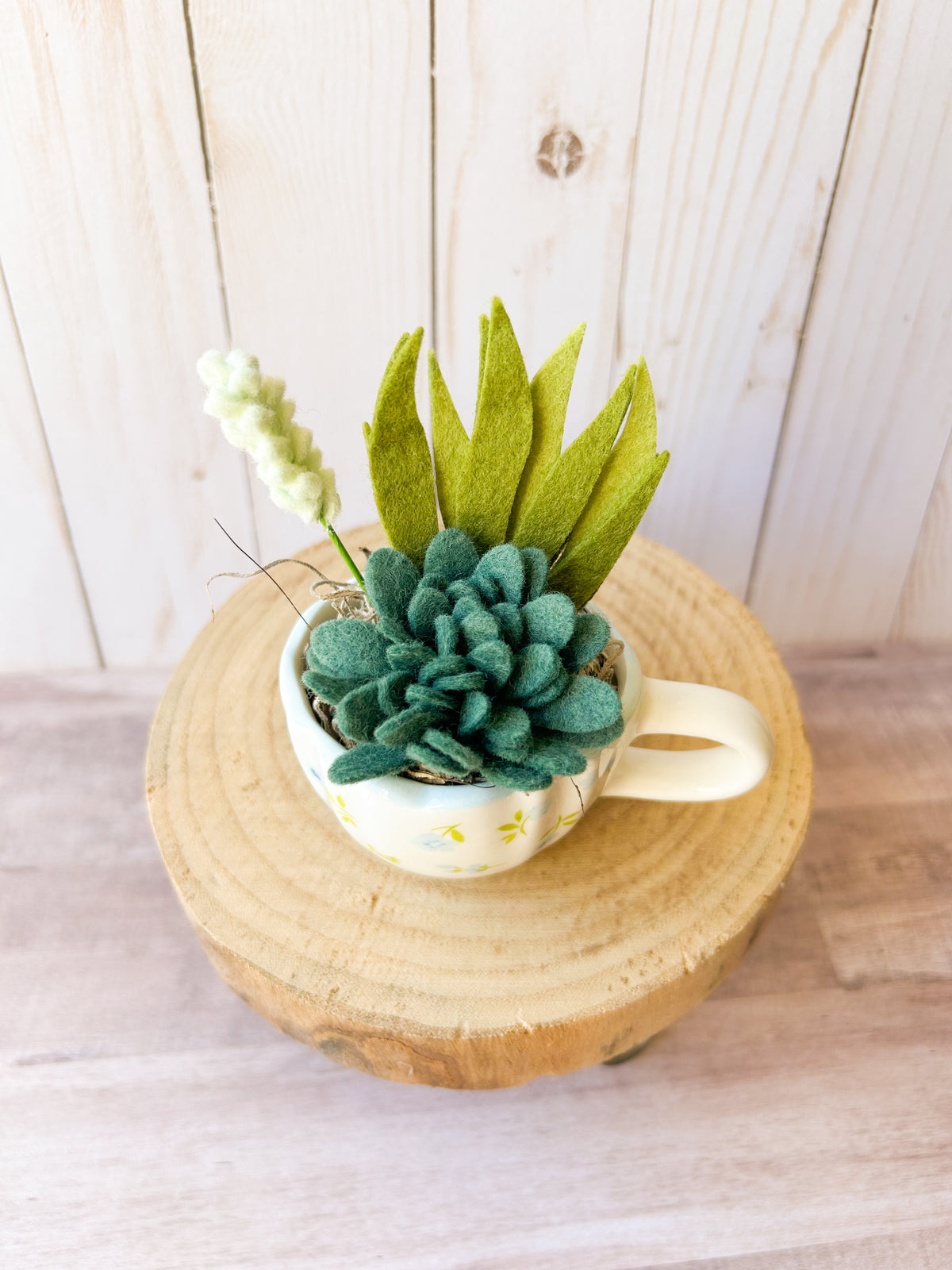 Mini Felt Succulent