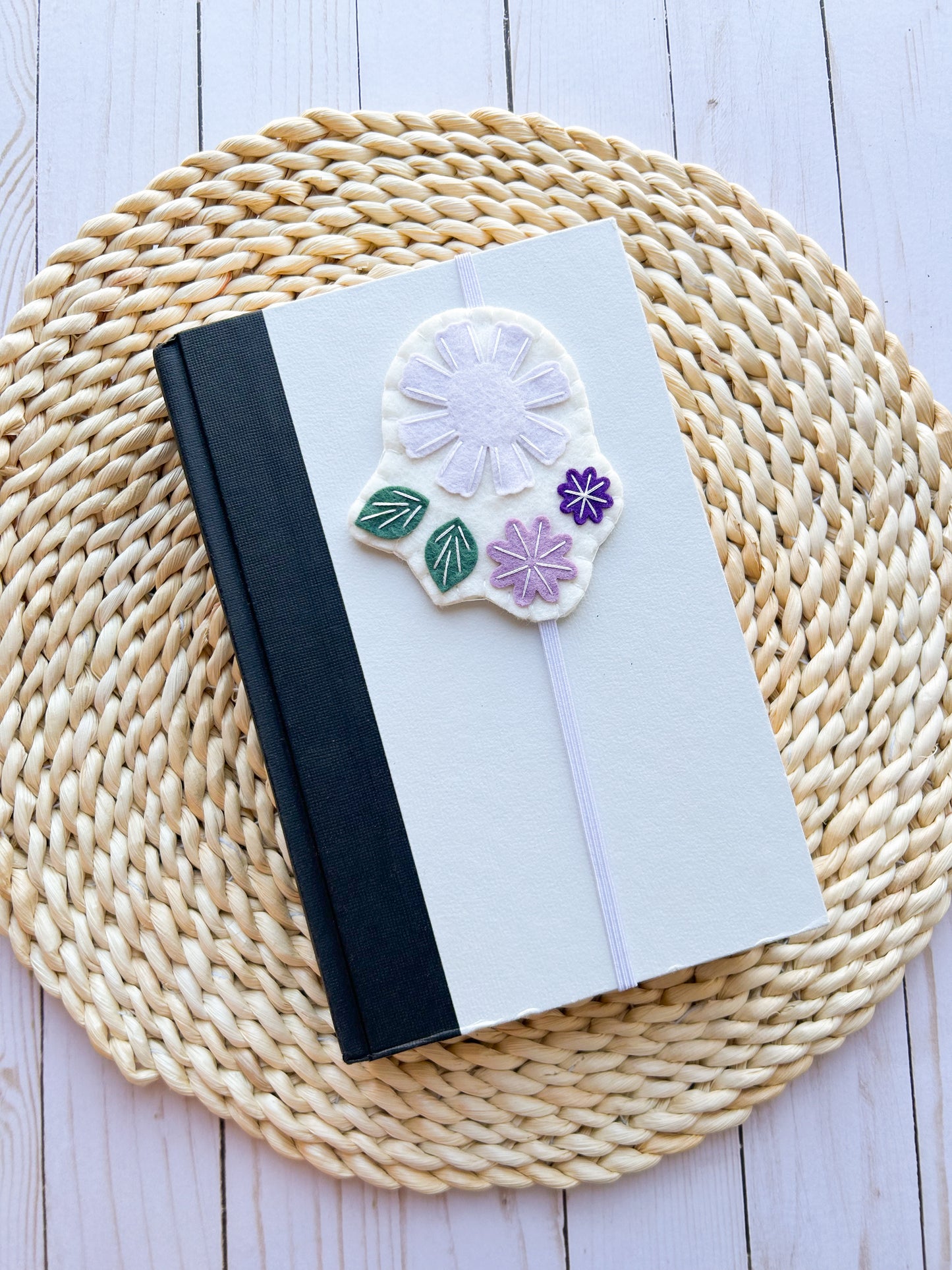 Purple Floral Bookmark