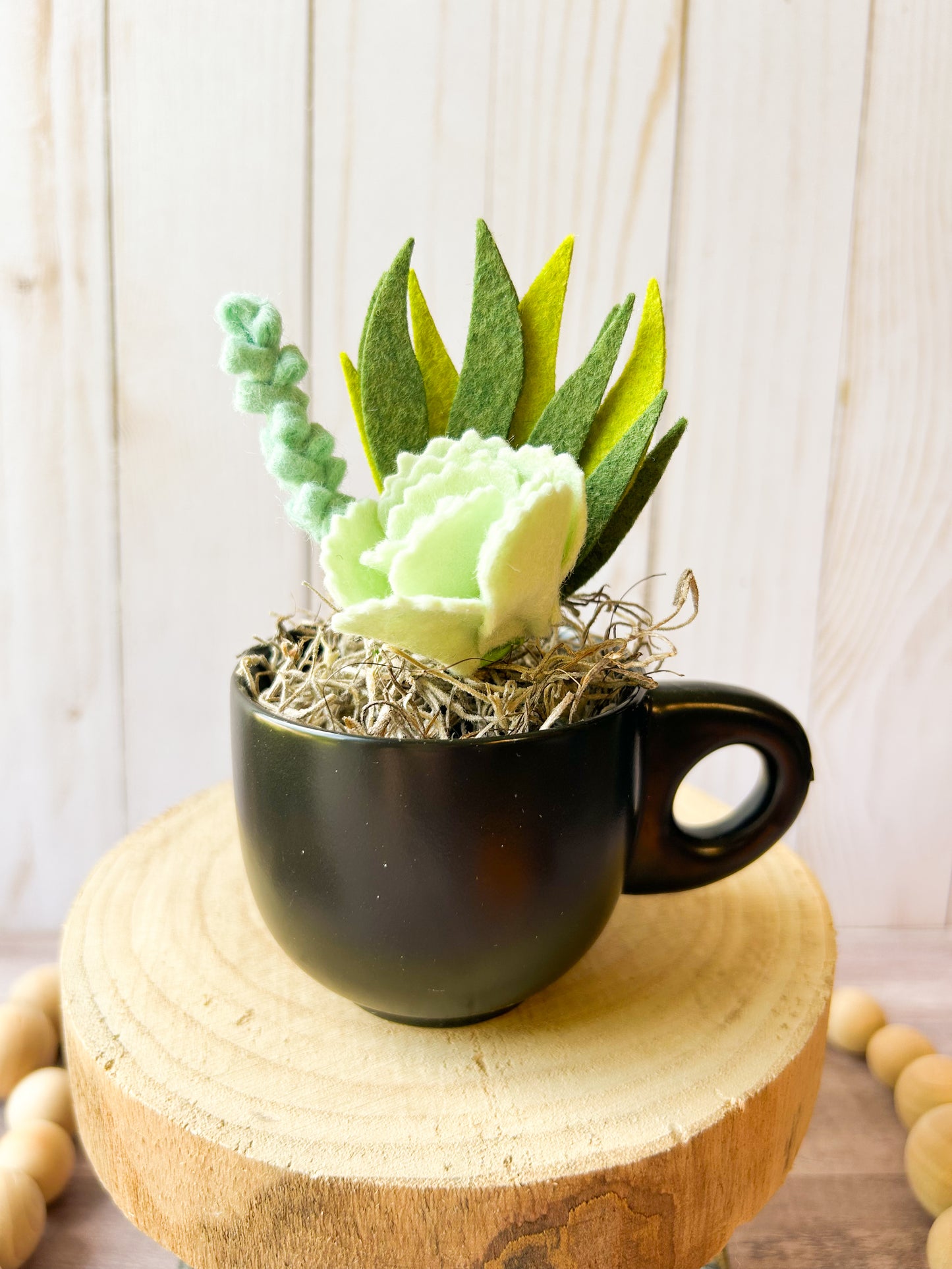 Mini Felt Succulent