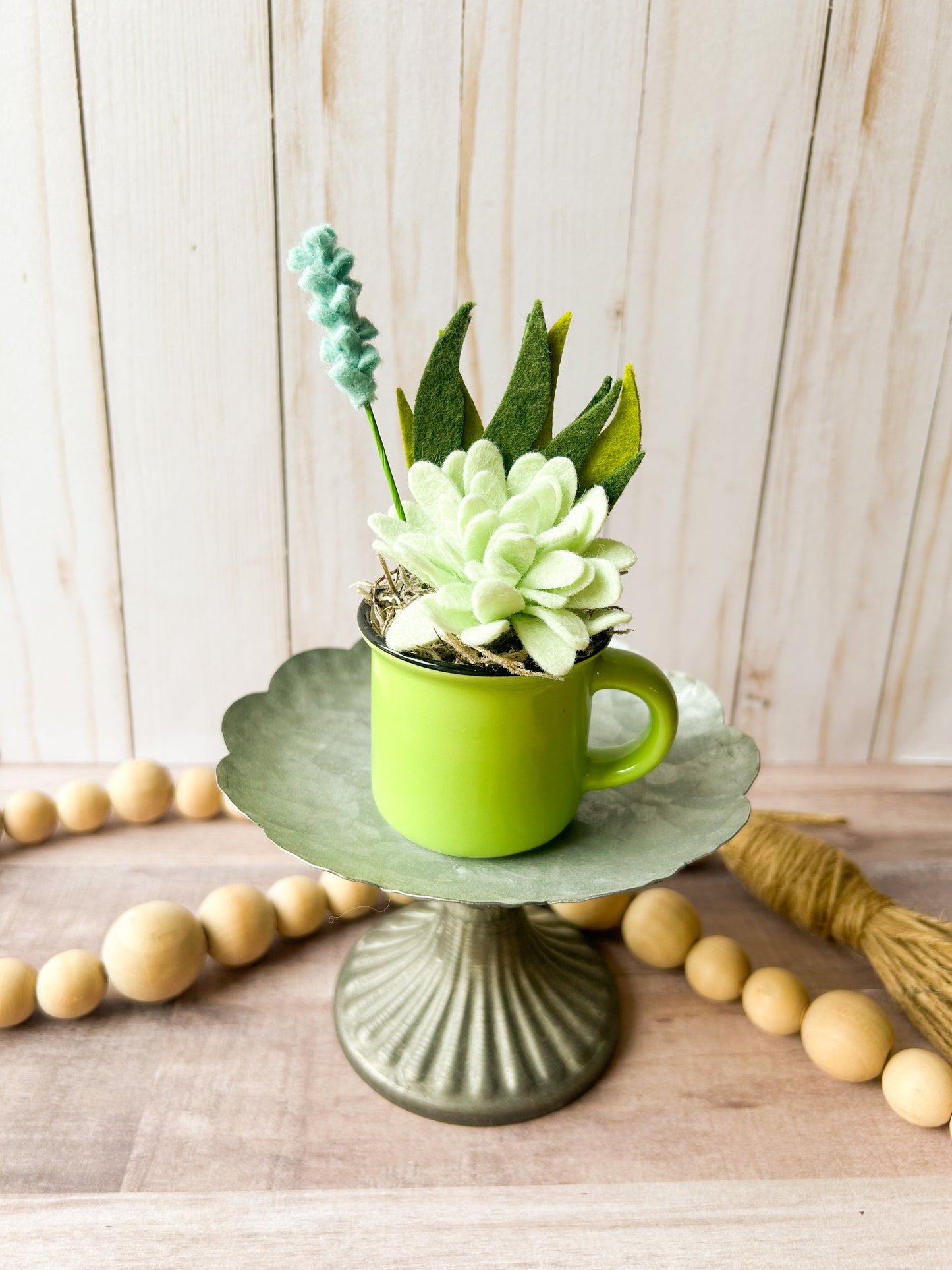 Mini Felt Succulent