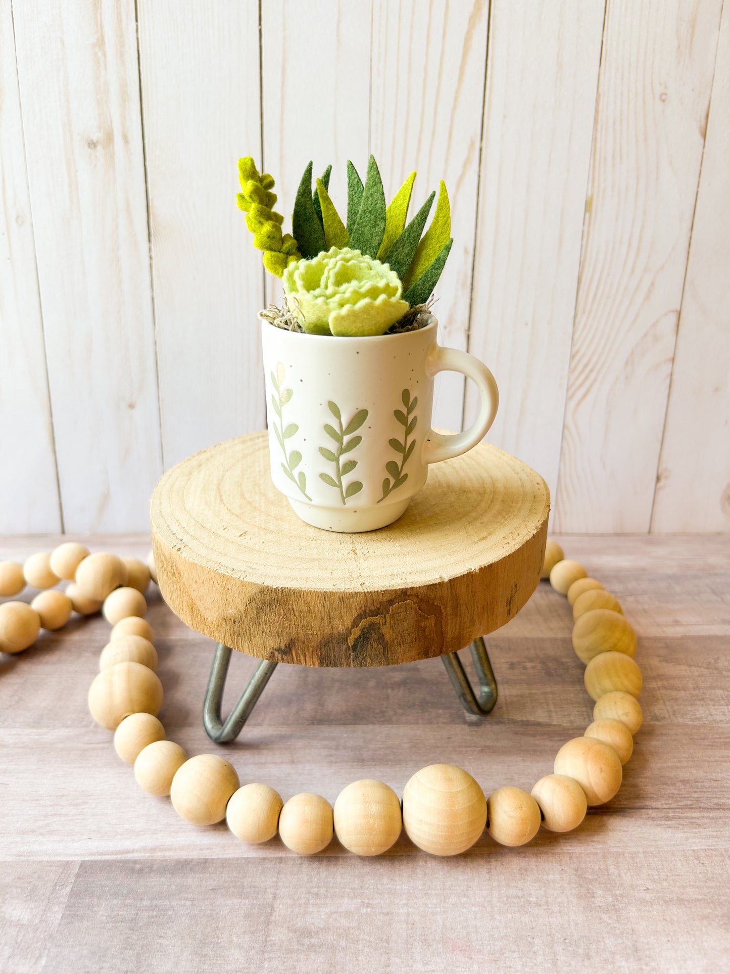 Mini Felt Succulent